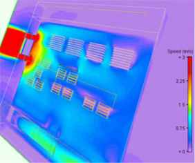 Air speed distribution representation