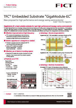 TFC Embedded Substrate“GigaModule-EC”
