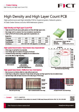 High Density and High Layer Count PCB
