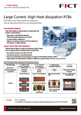 Large Current, High Heat dissipation PCBs